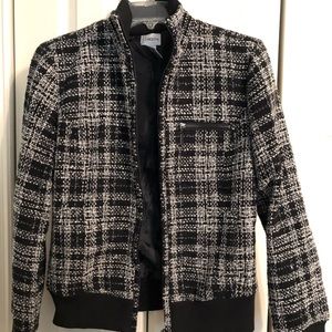 Tweed Bomber Jacket